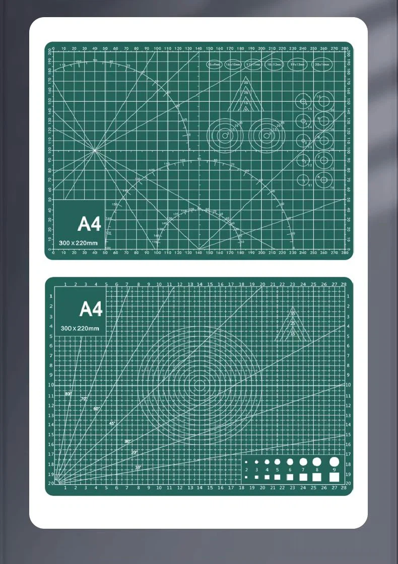 แผ่นรองตัดแบบตาราง